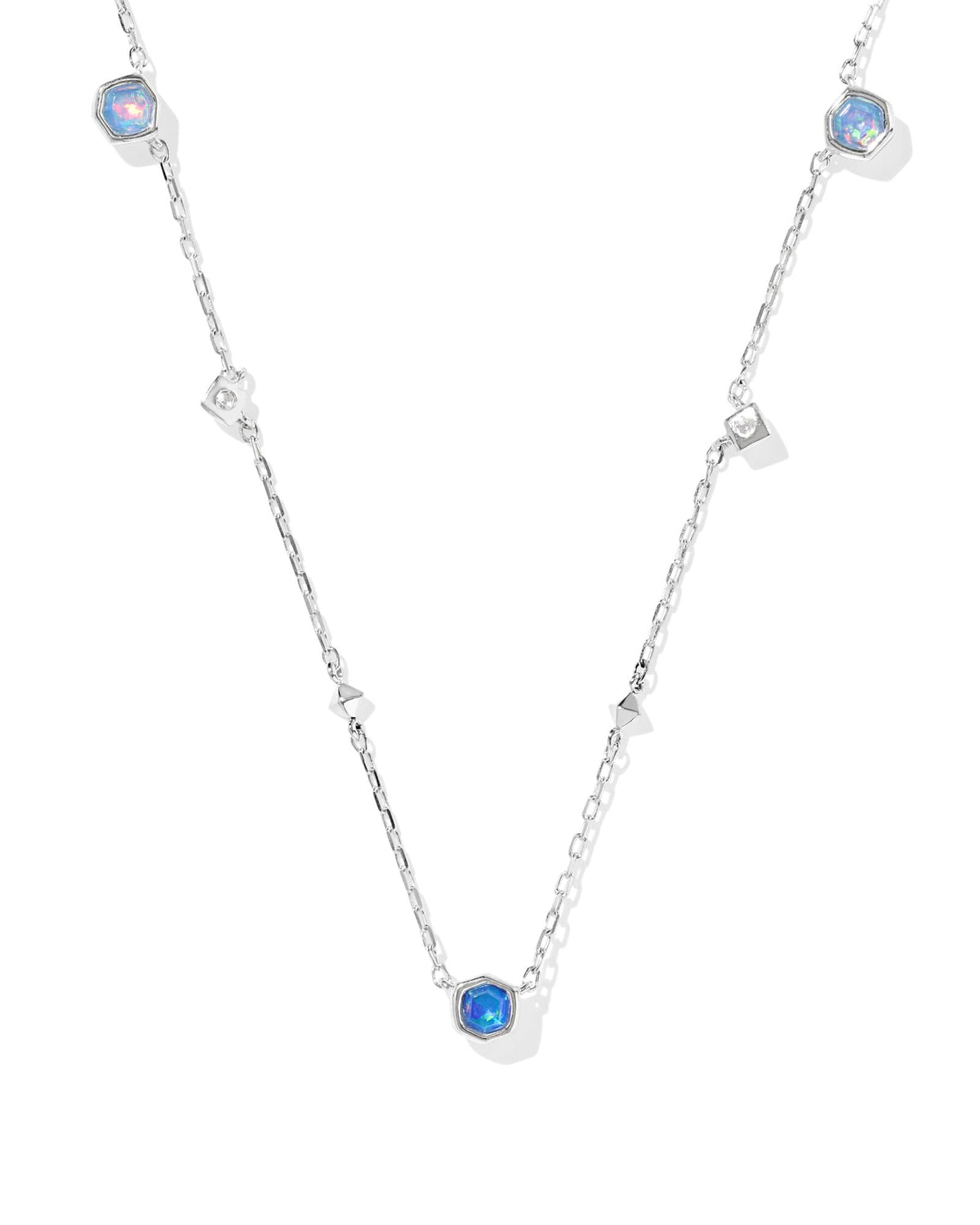 Davie Trio Silver Strand Necklace
