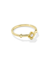 Dira 18k Gold Vermeil Pearl Band Ring
