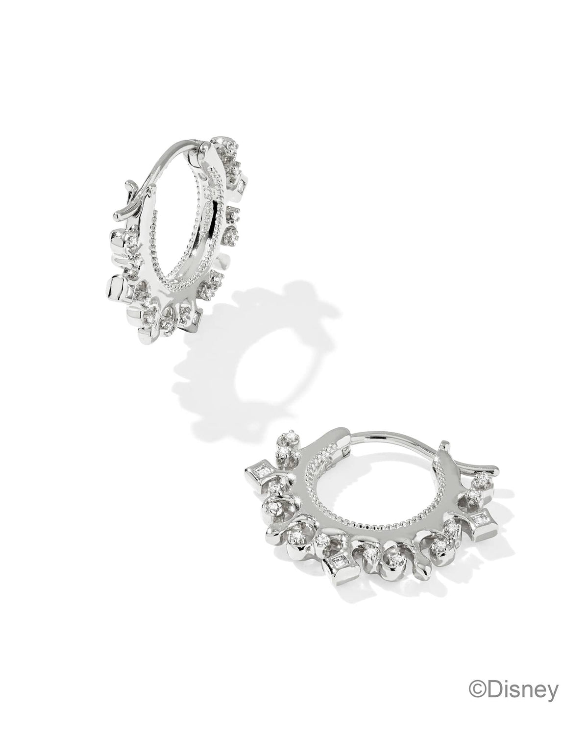 Disney | Kendra Scott Princess Silver Huggie Earrings