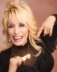 Dolly Parton x Kendra Scott Vintage Gold Locket Long Pendant Necklace