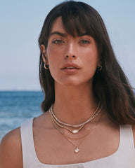 Elisa Gold Beaded Necklace