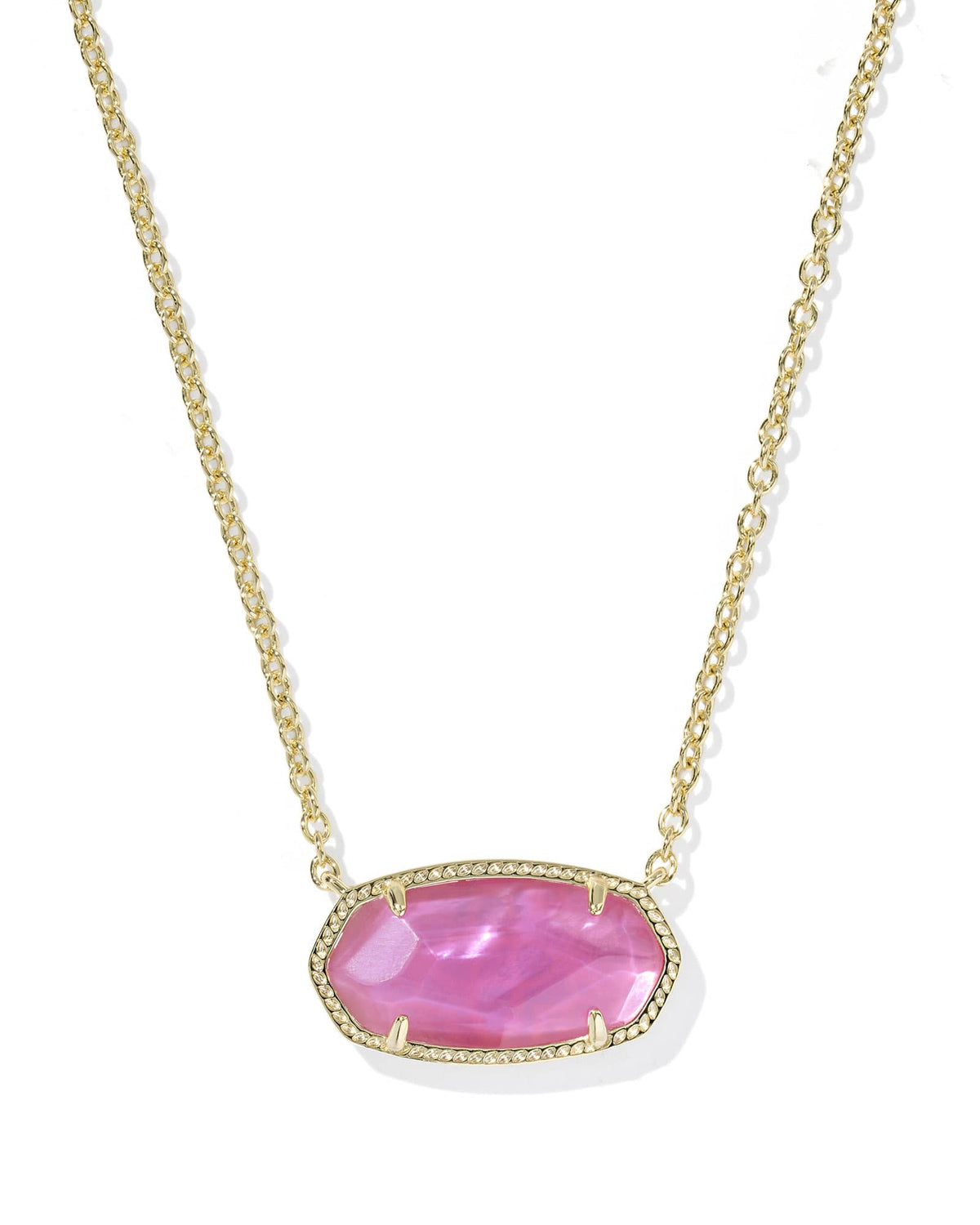 Elisa Gold Statement Short Pendant Necklace