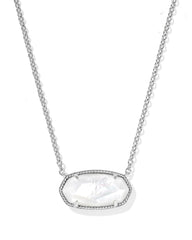 Elisa Silver Statement Short Pendant Necklace