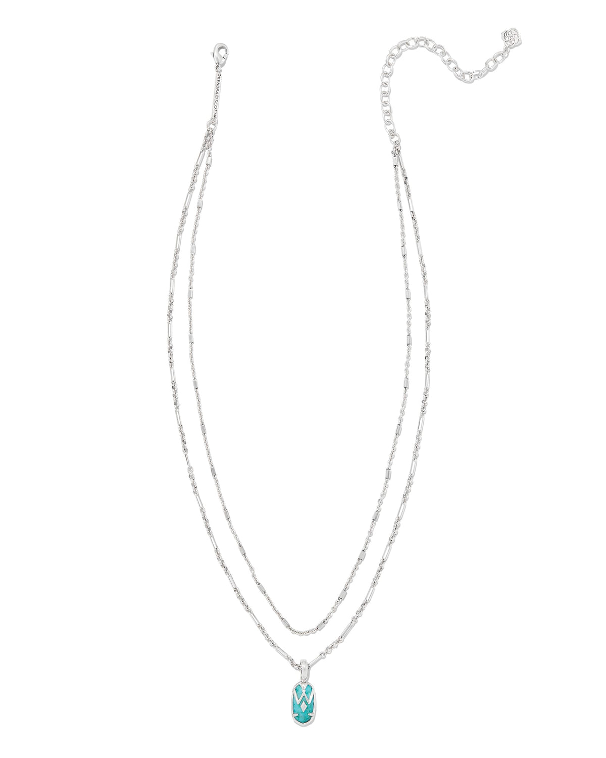 Wrangler® x Yellow Rose by Kendra Scott Elisa Vintage Silver Multi Strand Necklace