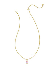 Hallie Gold Short Pendant Necklace