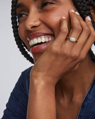 Isa Ring in Pave Diamond and 14k Yellow Gold