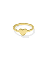Jasmine Heart Band Ring in 18k Gold Vermeil