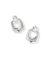 Kaitlin Silver Open Frame Earrings