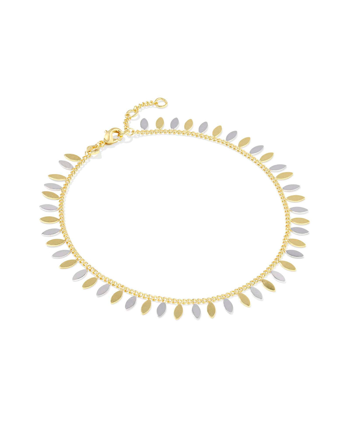 Kayla Mixed Metal Anklet