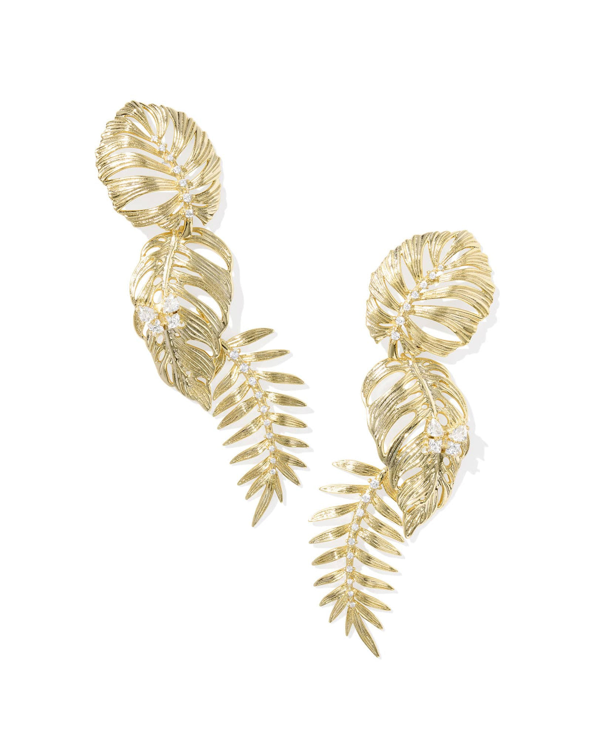 Kayla Gold Convertible Statement Earrings