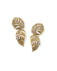 Kayla Vintage Gold Convertible Statement Earrings