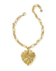 Kayla Vintage Gold Statement Necklace