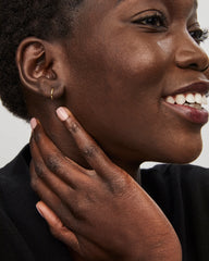 Keeley 10mm Huggie Earrings in 18k Gold Vermeil