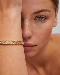 Kelly Bangle Bracelet in Gold