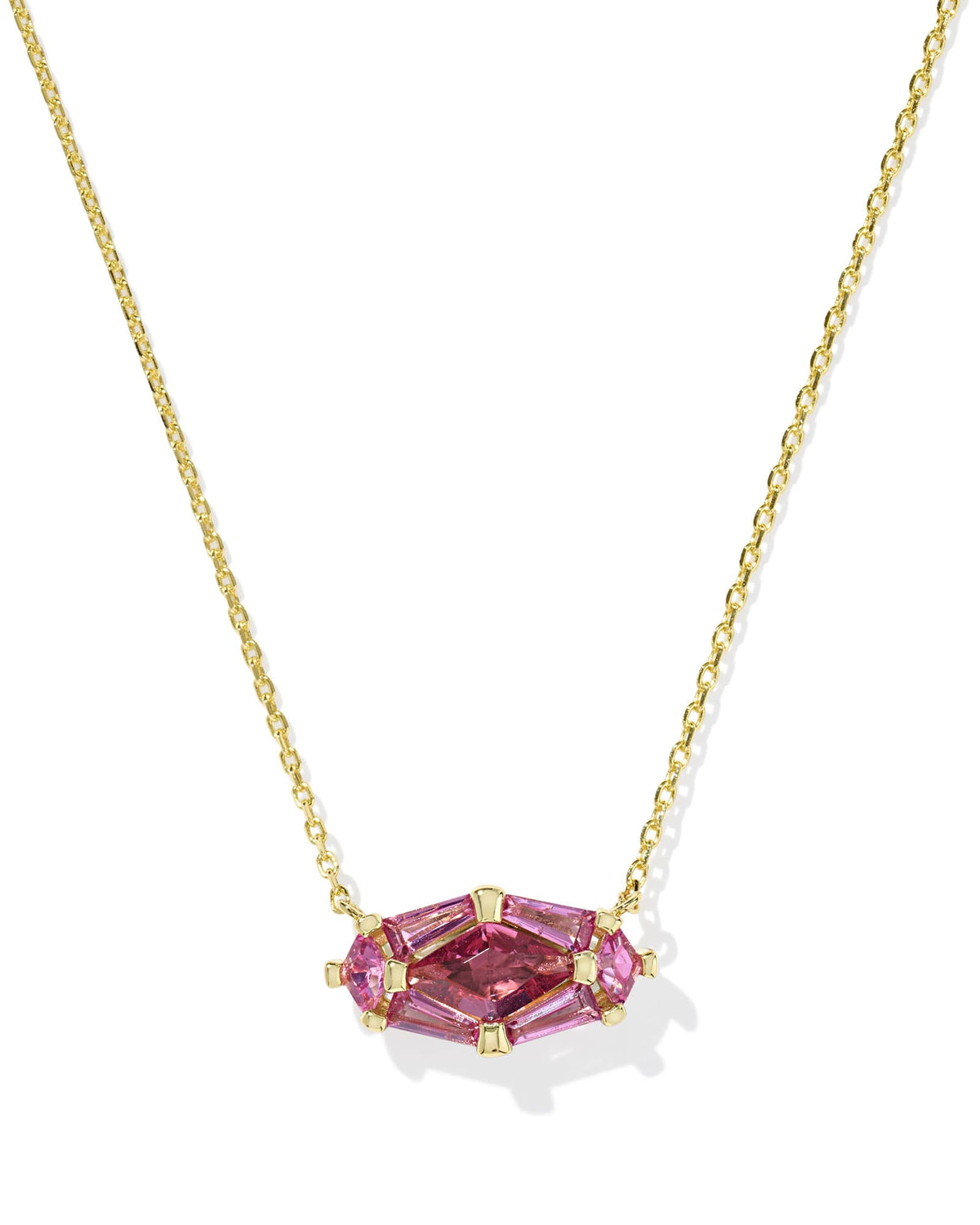 Lindy Rae Elisa Gold Short Pendant Necklace