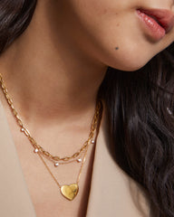 Mackenzie 18k Gold Vermeil Heart Pendant Necklace