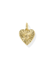 Maia Heart Accent Charm in 18k Gold Vermeil