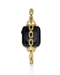 McClain Gold Polished Stainless Steel Watch Band