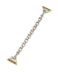 McClain Two Tone Polished Stainless Steel Watch Band