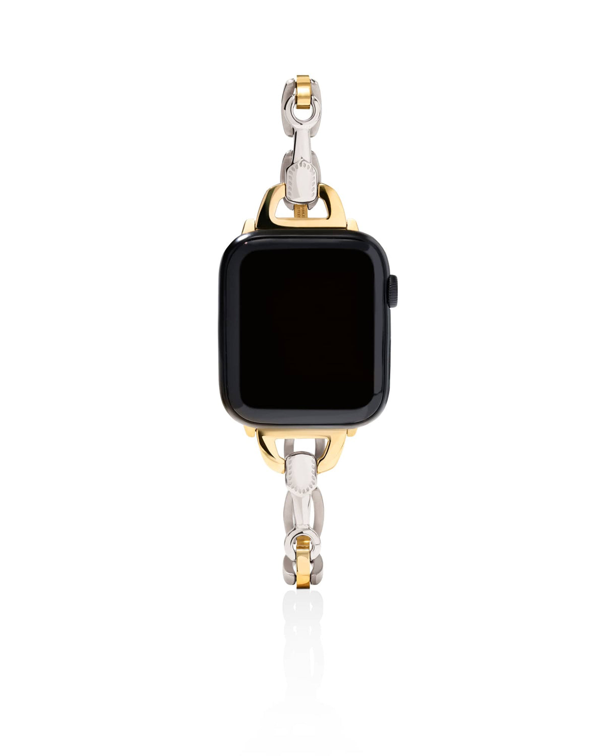 McClain Two Tone Polished Stainless Steel Watch Band