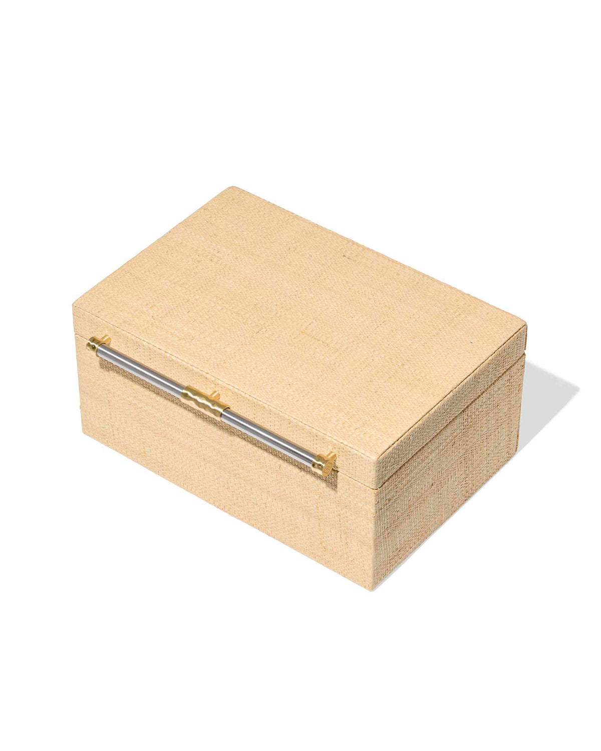 Medium Raffia Jewelry Box