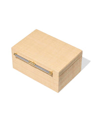 Medium Raffia Jewelry Box