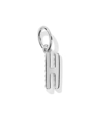 Metal Letter H Sterling Silver Charm