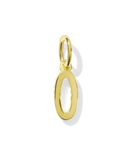 Metal Letter O 18k Gold Vermeil Charm