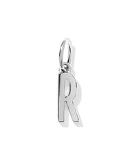 Metal Letter R Sterling Silver Charm