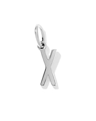 Metal Letter X Sterling Silver Charm