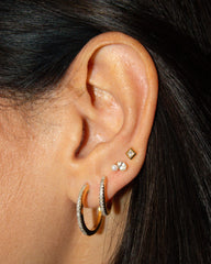 0.1 ct Michelle 14k Yellow Gold Stud Earrings in White Diamond