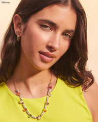 Disney | Kendra Scott Gold Mickey Mouse and Minnie Mouse Tennis Necklace in Multi Mix