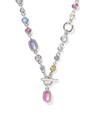 Mini Elisa and Abbie Silver Convertible Strand Necklace
