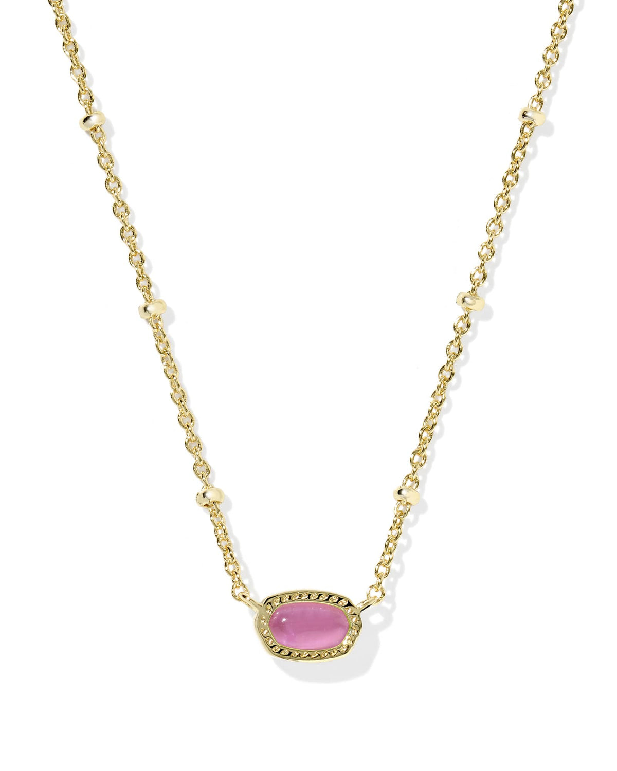 Mini Elisa Gold Satellite Short Pendant Necklace