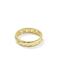 Miranda 18k Gold Vermeil Band Ring