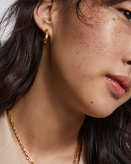 Miranda 18k Gold Vermeil Convertible Hoop Earrings