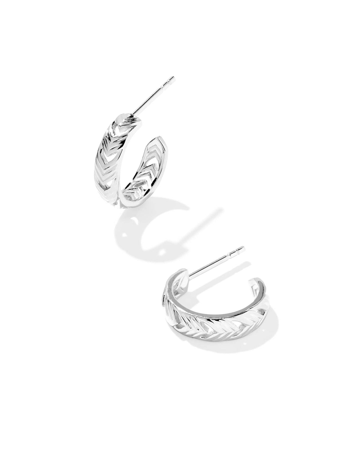 Miranda Sterling Silver Huggie Earrings