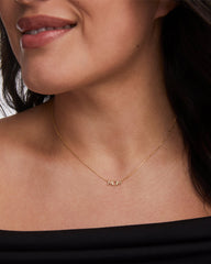 Mom Sparkle 18k Gold Vermeil Short Pendant Necklace