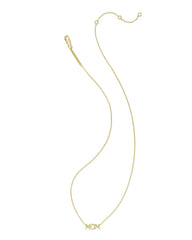 Mom Sparkle 18k Gold Vermeil Short Pendant Necklace