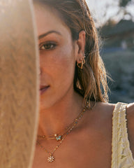 Multicolor Mirror 18k Gold Vermeil Chain Necklace