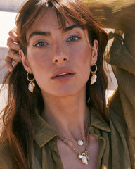 Oleana Gold Charm Necklace