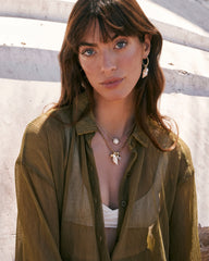 Oleana Gold Charm Necklace