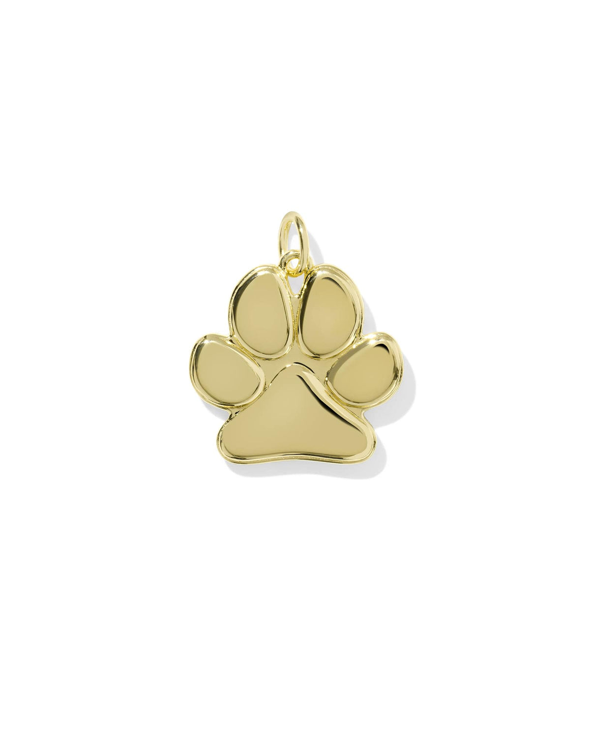 Paw Print 18k Gold Vermeil Charm