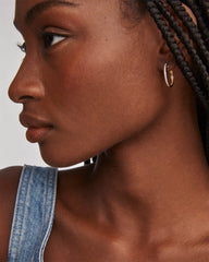 0.19 ct Penelope 20mm Hoop Earrings in 14k Yellow Gold