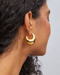 Raylyn Hoop Earrings in 18k Gold Vermeil