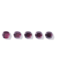 Davie Sterling Silver Stud Earrings in Garnet