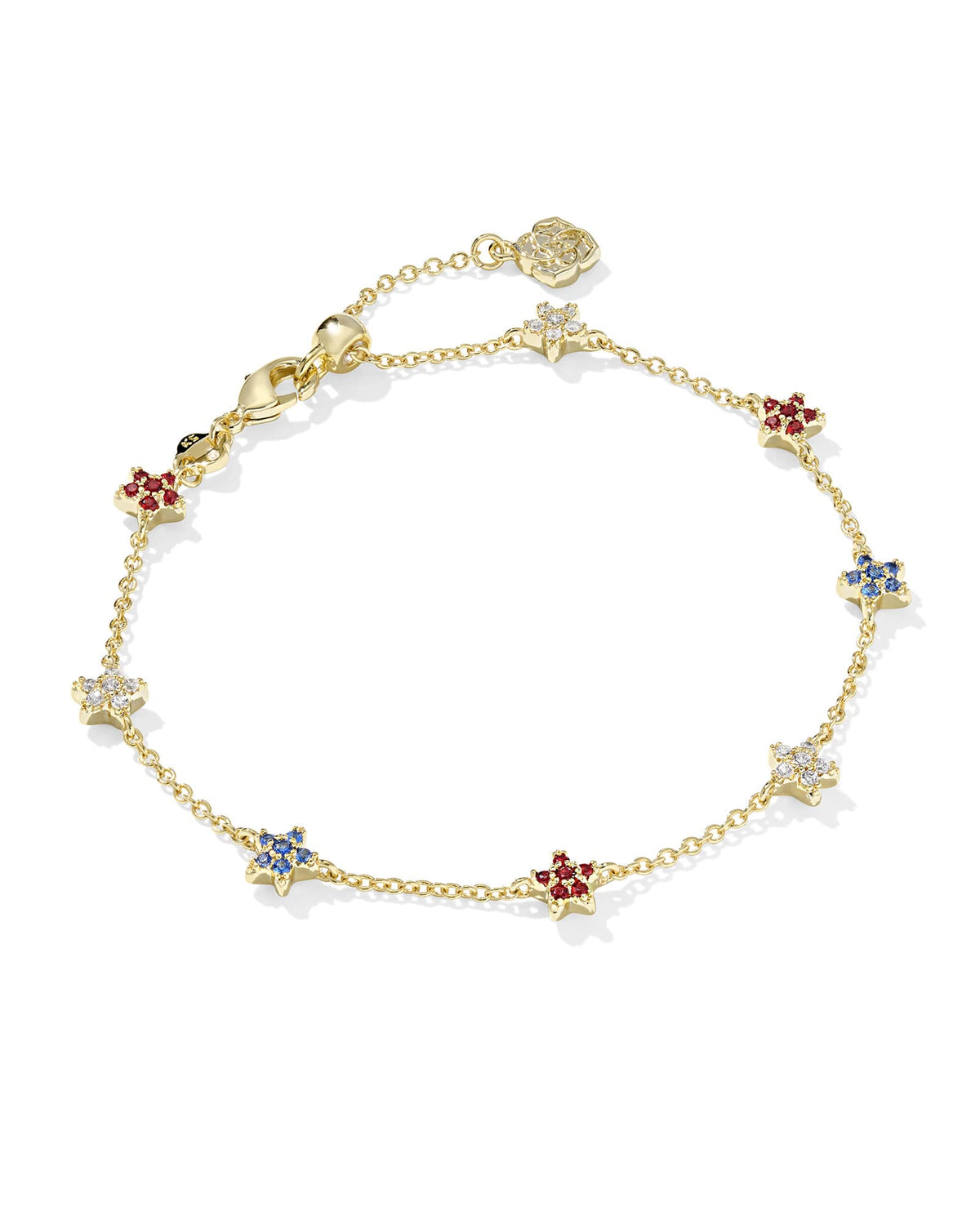 Sierra Star Gold Crystal Delicate Chain Bracelet