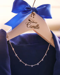 Sierra Silver Star Crystal Strand Necklace