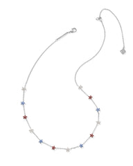 Sierra Star Silver Crystal Strand Necklace