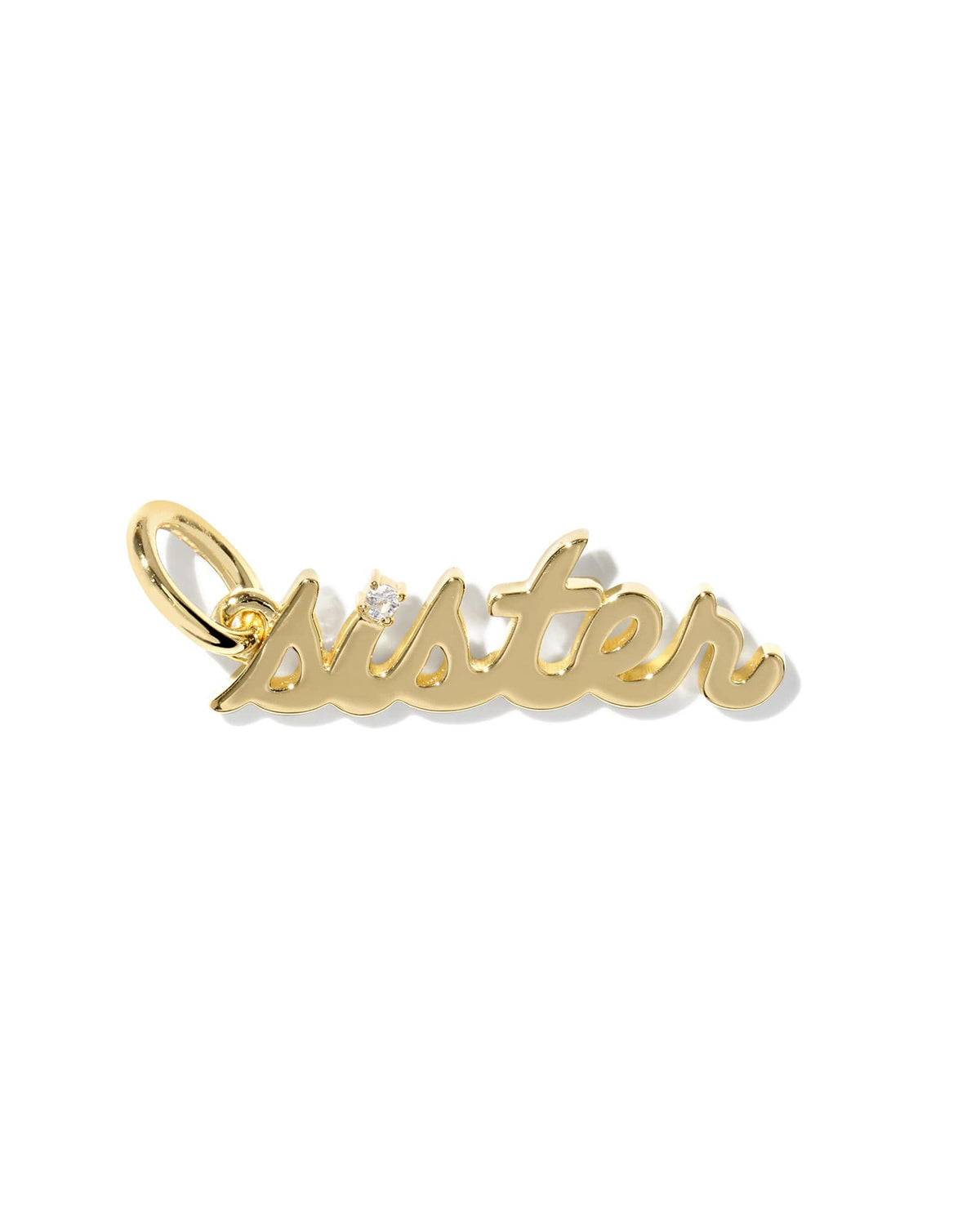 Sister 18k Yellow Gold Vermeil Charm